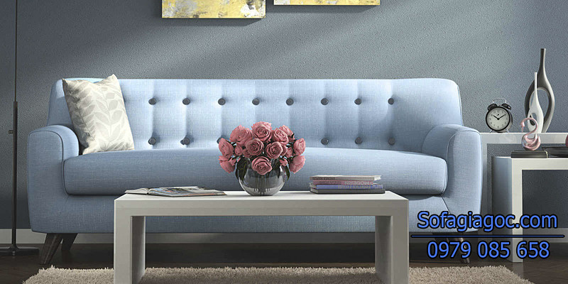 Sofa Văng Style San Bruno Xanh Ngọc